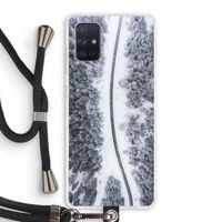 Snøfall: Samsung Galaxy A71 Transparant Hoesje met koord