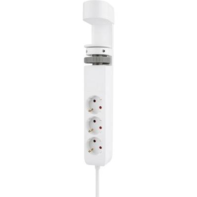 Neomounts DS22-840WH6 Bureaustekkerdoos Wit Randaarde stekker 1 stuk(s)