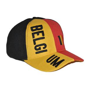 Belgische supporters cap/pet - Landen vlaggen feestartikelen - voor de echte fans