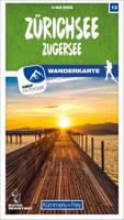 Wandelkaart 13 Zürichsee - Zugersee | Kümmerly & Frey
