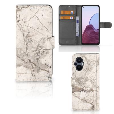 OPPO Reno 8 Lite | OnePlus Nord N20 | Bookcase | Marmer Beige