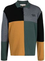 Maison Kitsuné pull colour block en maille - Vert