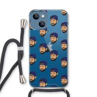 Drake Away: iPhone 13 mini Transparant Hoesje met koord