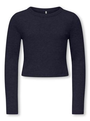 Kids ONLY winter top meisjes - blauw - KogBina - slim fit, longsleeve