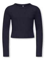 Kids ONLY winter top meisjes - blauw - KogBina - slim fit, longsleeve