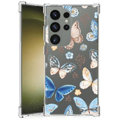 Case Anti-shock voor Samsung Galaxy S24 Ultra Vlinder