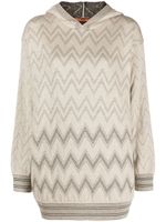 Missoni hoodie à motif zigzag - Marron