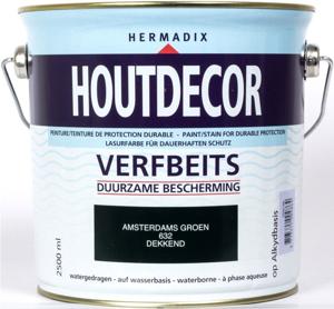 Houtdecor 632 amsterdam groen 2500 ml - Hermadix