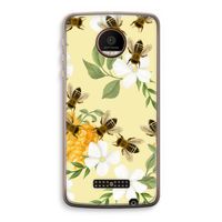 No flowers without bees: Motorola Moto Z Force Transparant Hoesje