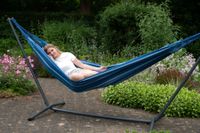 Hangmat met Standaard Tweepersoons 'Easy & Chill' Calm - Blauw - Tropilex ®