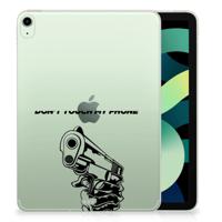 iPad Air (2020/2022) 10.9 inch Print Case Gun Don&apos;t Touch My Phone