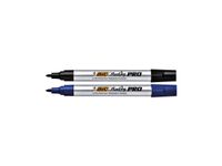 Viltstift Bic Pro 1mm permanent zwart