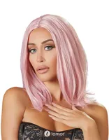 * COTTELLI Bob pruik pastelroze, CC0700193
