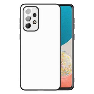 TPU Backcover Samsung Galaxy A73 Telefoonhoesje Zwart/wit