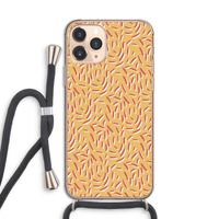 Camouflage: iPhone 11 Pro Transparant Hoesje met koord