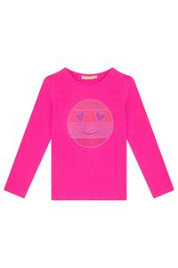 Someone Meisjes t-shirt LS - Donker roze