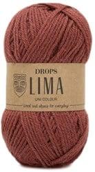 Drops Lima Uni Colour 9021 Steenrood