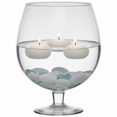 Hakbijl Glass Bloemenvaas Brandy - op voet - transparant glas - 7L - 30 cm - Terrarium vaas Hakbijl Glass Bloemenvaas Brandy - op voet - transparant glas - 7L - 30 cm - Terrarium vaas