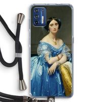 Eleonore: Motorola Moto G9 Plus Transparant Hoesje met koord