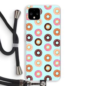 Donuts: Pixel 4 XL Transparant Hoesje met koord
