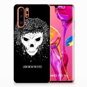 Silicone Back Case Huawei P30 Pro Skull Hair