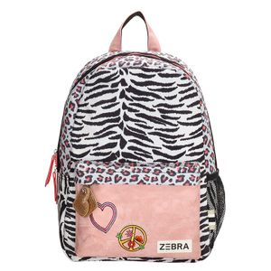 Zebra Trends Rugzak Panther Wit/Roze