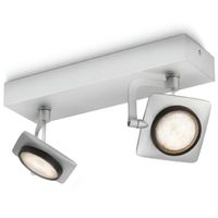 Philips myLiving Spotlight Millenium grijs 2x4,5 W 531924816 - thumbnail