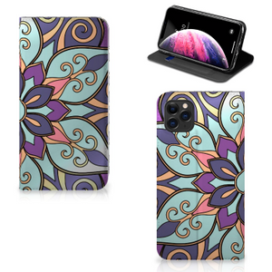 Apple iPhone 11 Pro Max Smart Cover Purple Flower