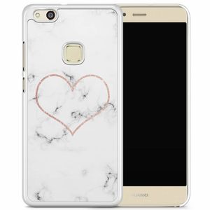Huawei P10 Lite hoesje - Marmer hart