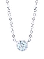 KWIAT collier en or blanc 18ct orné de diamants - Argent