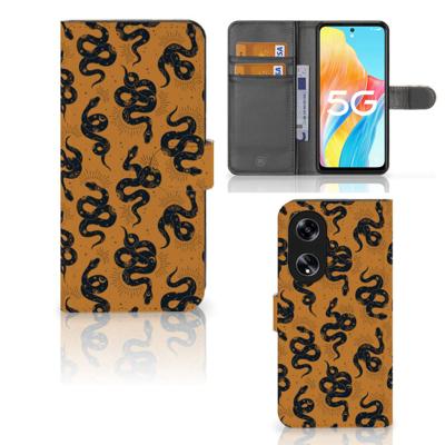 Telefoonhoesje | Met pasjeshouder | voor OPPO Reno8 T 5G Snakes