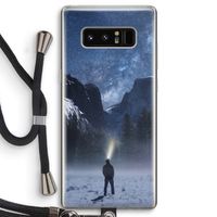 Wanderlust: Samsung Galaxy Note 8 Transparant Hoesje met koord