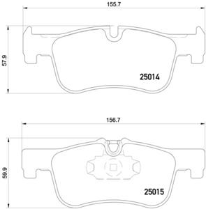 Remmenset, remschijf BREMBO, Remschijftype: Binnen geventileerd, Inbouwplaats: Achteras: , u.a. für BMW