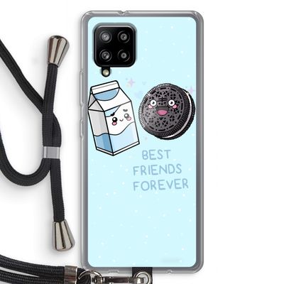 Best Friend Forever: Samsung Galaxy A42 5G Transparant Hoesje met koord