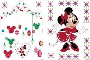 Raamsticker plc minnie l42cm - Kurt S. Adler