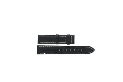 Horlogeband Jaguar J624-5 / J624-C Leder Zwart 16mm