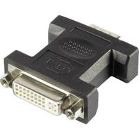 Renkforce RF-4212234 DVI / VGA Adapter [1x DVI-bus 24+5-polig - 1x VGA-stekker] Wit Schroefbaar - thumbnail