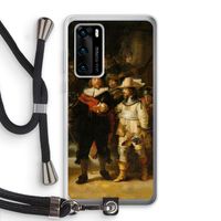 De Nachtwacht: Huawei P40 Transparant Hoesje met koord