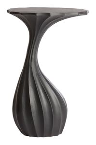 Light & Living Bijzettafel 'Nyoko' 63cm hoog, kleur Mat Zwart