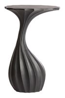 Light & Living Bijzettafel 'Nyoko' 63cm hoog, kleur Mat Zwart