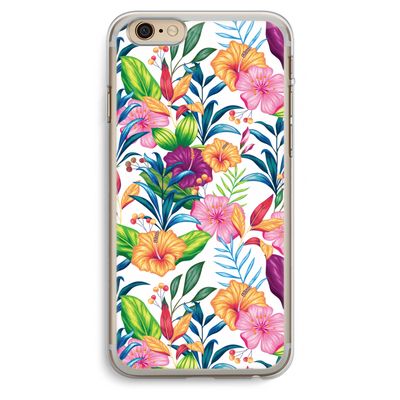 Tropisch 2: iPhone 6 Plus / 6S Plus Transparant Hoesje