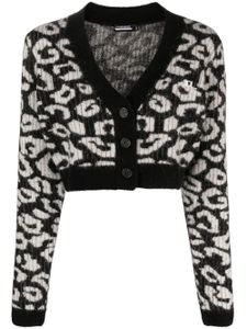 J.Lindeberg cardigan Mallory à motif en intarsia - Noir