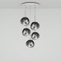 Tom Dixon Melt Mini Round LED Hanglamp - Chroom - thumbnail