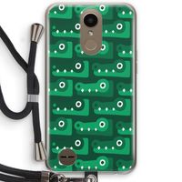 Crocs: LG K10 (2017) Transparant Hoesje met koord