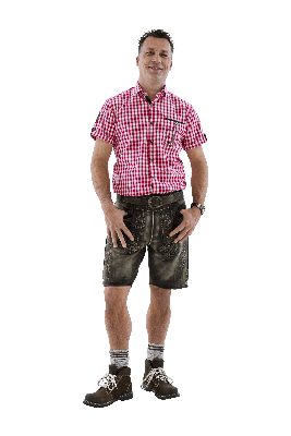 Tiroler blouse korte mouw