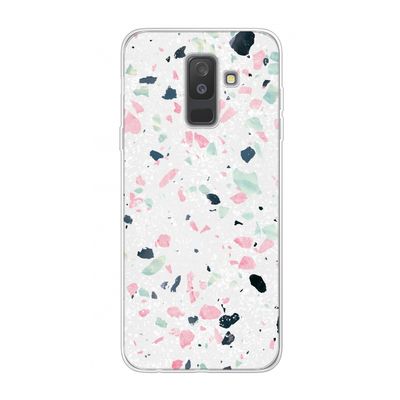 Terrazzo N°3: Samsung Galaxy A6 Plus (2018) Transparant Hoesje