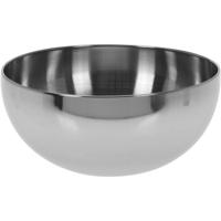 Salade schaal - RVS - 24 x 10 cm - serveerschaal - vaatwasser bestendig