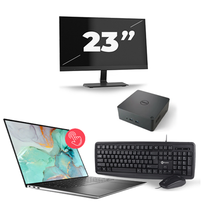 Dell Precision 5560 - Intel Core i7-11e Generatie - 15 inch - Touch - 16GB RAM - 256GB SSD - Windows 11 Home + 1x 23 inch Monitor