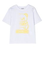 Moschino Kids t-shirt à imprimé graphique - Blanc