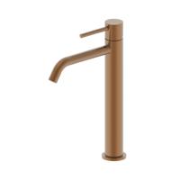 Wastafelkraan Hoog BWS Exclusive XL Geborsteld Brons Koper Boss & Wessing